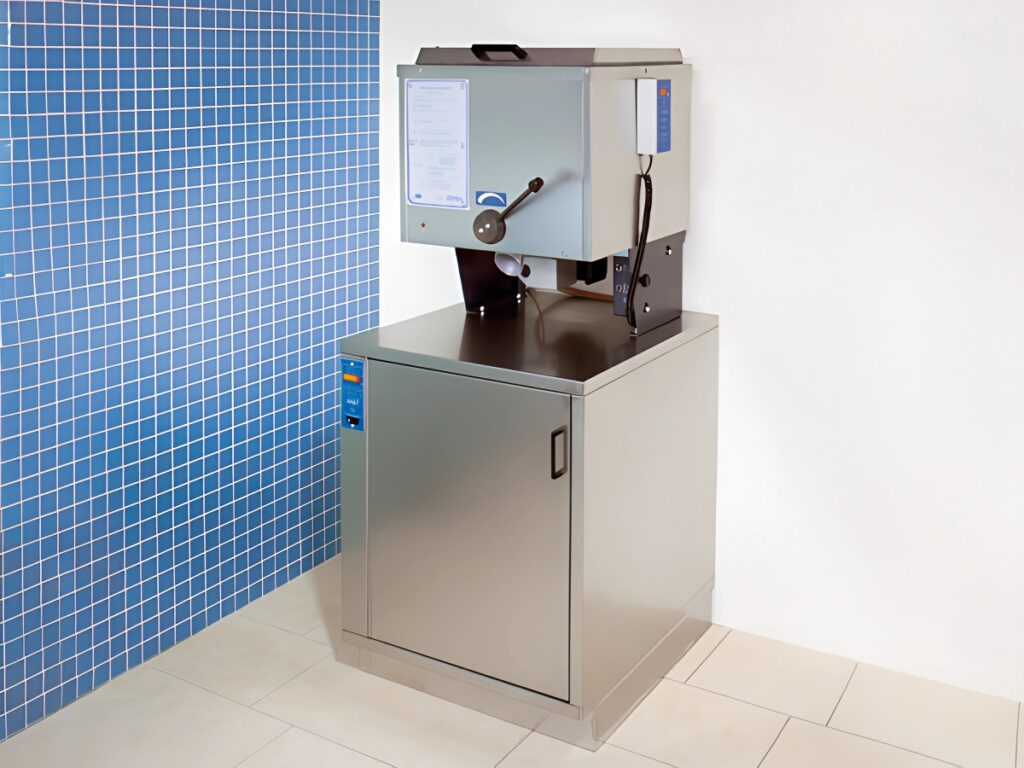 AR 50 fango agitator with FW 4060N holding cabinet
